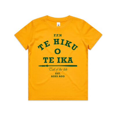Te Hiku tee KIDS - green logo Thumbnail