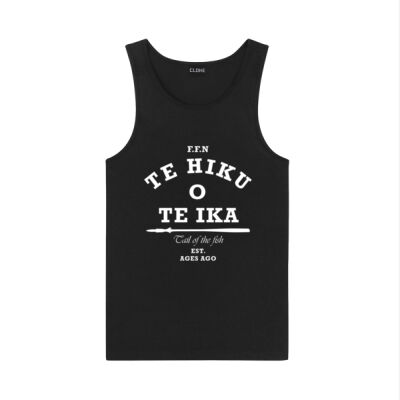 Te Hiku singlet - white logo Thumbnail